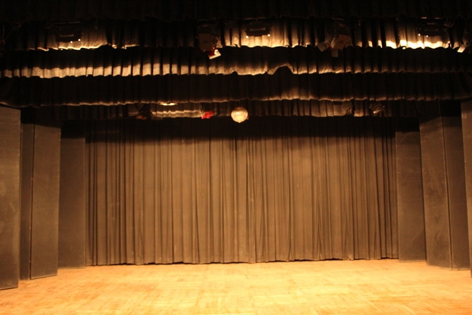 A full fledged Auditorium stage : Photography By Venkatesh A.G.